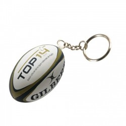 Porte Clé Ballon de Rugby Rose Dominici