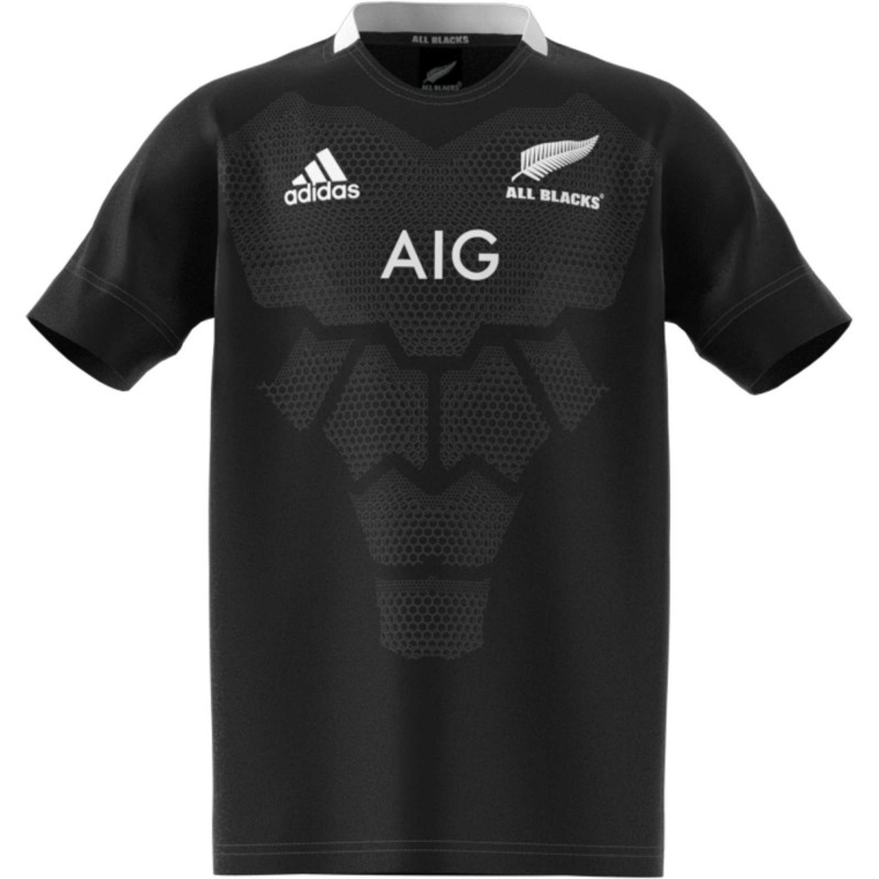 consumidor Oblongo Sustancialmente Camiseta primera equipación para niños All Blacks 2018-19 / Adidas