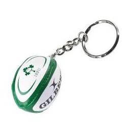 Porte-Clefs rugby Gilbert du XV d'irlande en forme de ballon