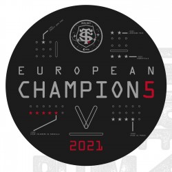Lot 2 stickers Champions d'Europe 2021 / Stade Toulousain