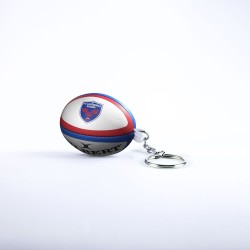 Porte-clefs ballon rugby en mousse FC Grenoble / Gilbert