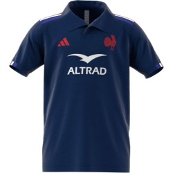 France Rugby 2024-25 Kids Home Rugby Shirt / Adidas