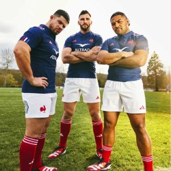 France Rugby 2024-25 Adult Home Rugby Shirt / Adidas