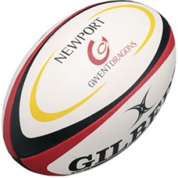 Ballons Rugby  Newport Gwent Dragon / Gilbert 